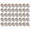 ABJI-40PCS Natural Scallop Shells 1.4-2.4Inch White Small Sea Shells For Crafts Crafting Shell Bulk Real Seashells