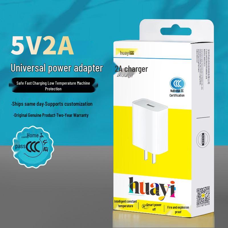 5V/2A Multi-Port 10W Fast USB Charger for Apple and Huawei Devices