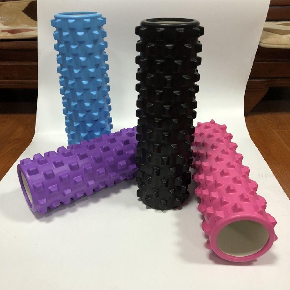 High Density Yoga Pilates Foam Roller Trigger Point Fitness Yoga Column  Exercise