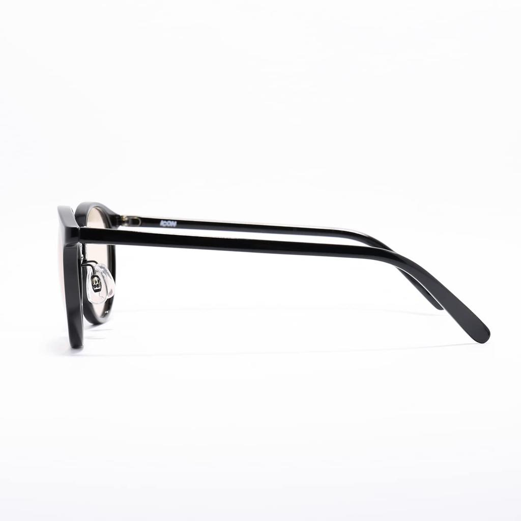 iCON iCON STORE Sunglasses UV Protection Boston Lens Color Lens Light Color Brown Lens Stylish Cute (Icon) (Icon Store) Women's Men's Anti-Fog