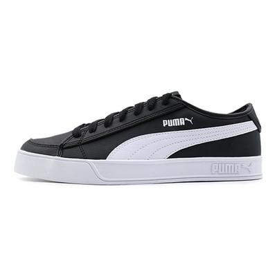 Smash V2 Vulc SL Retro Breathable Lightweight Low-Top Skate Shoes Unisex Sneakers Black White 367308-01