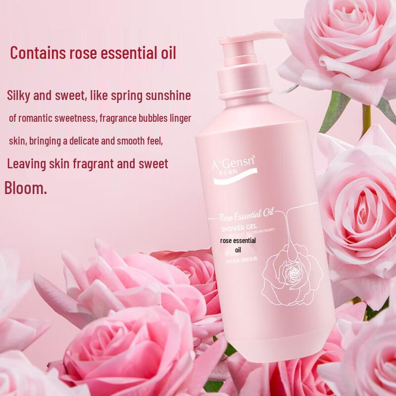 A'Gensn Olive Rose Essential Oil Shower Gel 750g