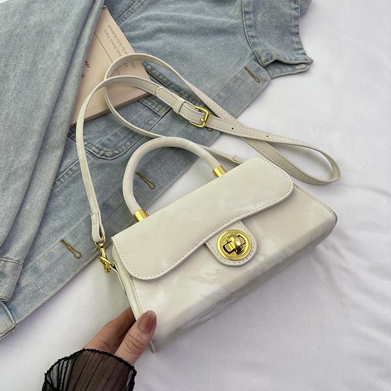 Hand Carry Fashion Small Square Bag Spring and Summer New Simple and Versatile Single Shoulder High-end Casual Women's Bag