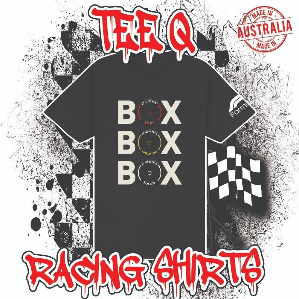 

Formula One Box Box Box F1, JDM, Drift, RC Cars ~ Premium Black Gildan Cotton Te Unisex T-Shirt S