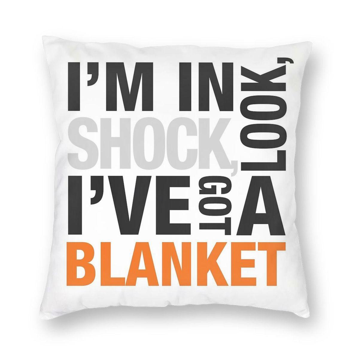 Sherlock Blanket Typography Square Pillowcase Polyester Linen Velvet Pattern Decorative Pillow Case Sofa Cushion Cover Peach skin 18*18(CM)-1Pcs