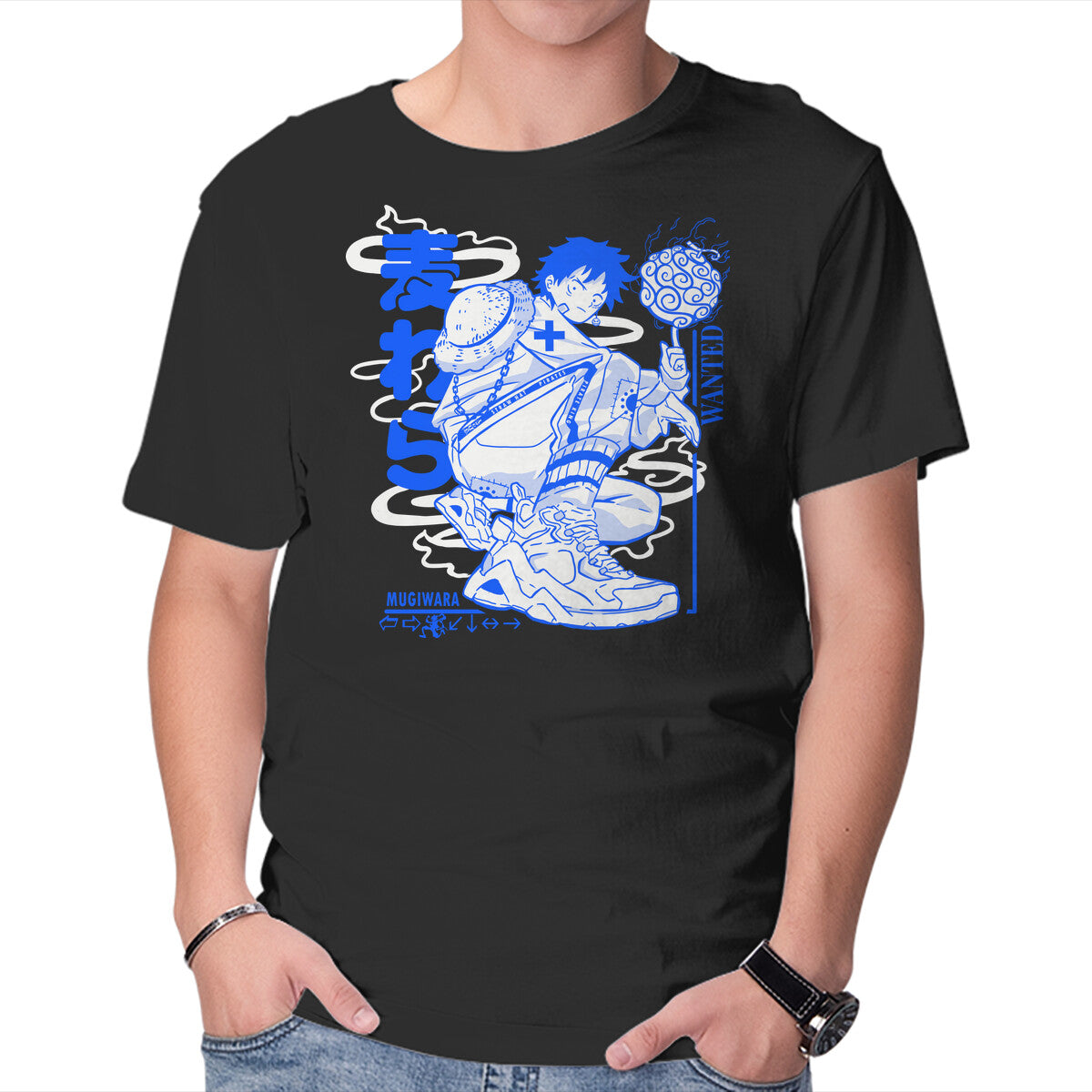 Unisex Crew Neck T-Shirt Pirate Punk Graphic Short Sleeve Casual Tee M