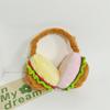 Warm Soft Hamburger Ear Warmer Thickened Funny Ear Cover Foldable Windproof Cold Protection Earmuffs Riding