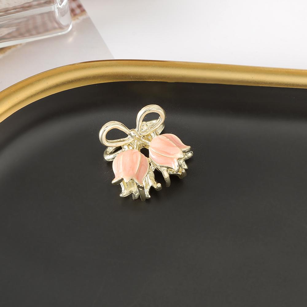 

Haimeikang Цветок Мода Заколка Крабы для Волос для Женщин Темперамент Хвост Зажимы для Волос Краб Девушки Сладкие Аксессуары для Волос