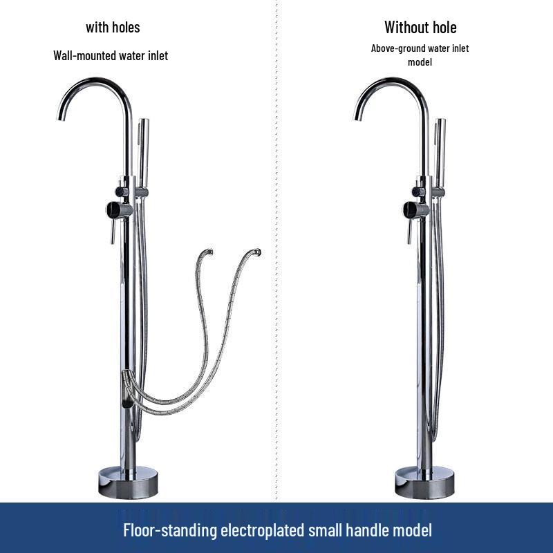 LY198 Brass Floor-Mounted Bathtub Faucet