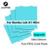 OMG Glacier for Bambu Lab A1 Mini Build Plate Upgrade PLA PETG Cool Bed Strong Adhesion Nearly Smooth 184x184 Spring Steel Sheet