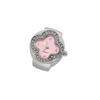 Orologio ad Anello Moda Orologio a Forma di Anello Quadrato Personalità Creativa Stile Retrò Orologio Elettronico ad Anello