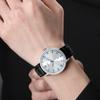 Men's Minimalist Fashion Watch Circular Dial Calendar Men's and Women's Casual Quartz Watch Clock Gift