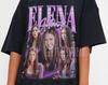 Koszula ELENA GILBERT, Koszulka z hołdem dla Eleny Gilbert, Kanadyjska Aktorka Nina Kamenova Dobreva Vintage Merch, Koszulka The Vampire Diaries Prezent dla Fana