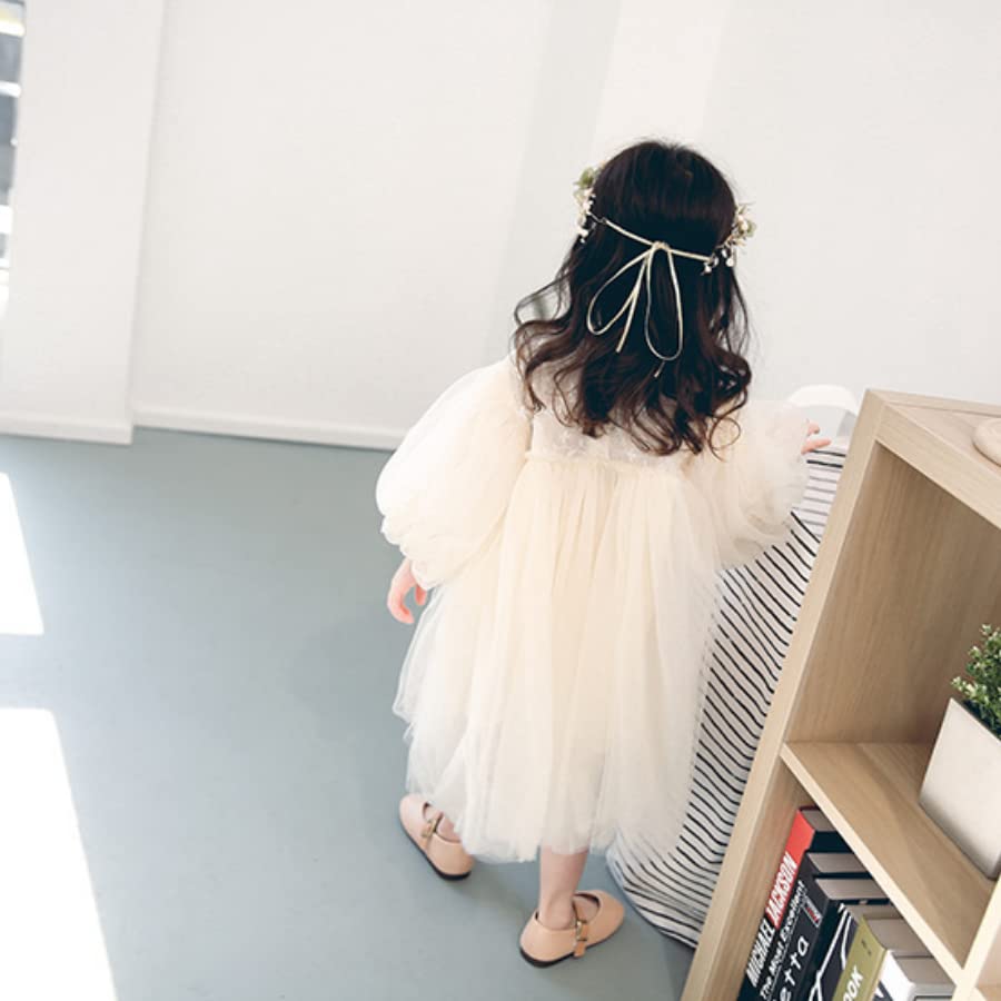 EnDast Tulle Mânecă Lungă Tutu Perfect pentru Recitaluri și Haine Drăguțe pentru Bebeluși pentru Mărimi 110cm Rochie, Rochie, Nunti, Volane, Fete, 80cm, 90cm, 100cm,