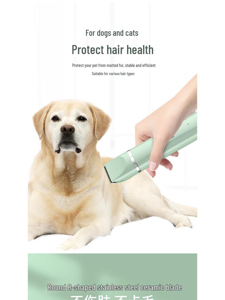 Quiet Rechargeable Pet Shaver & Paw Trimmer for Cats