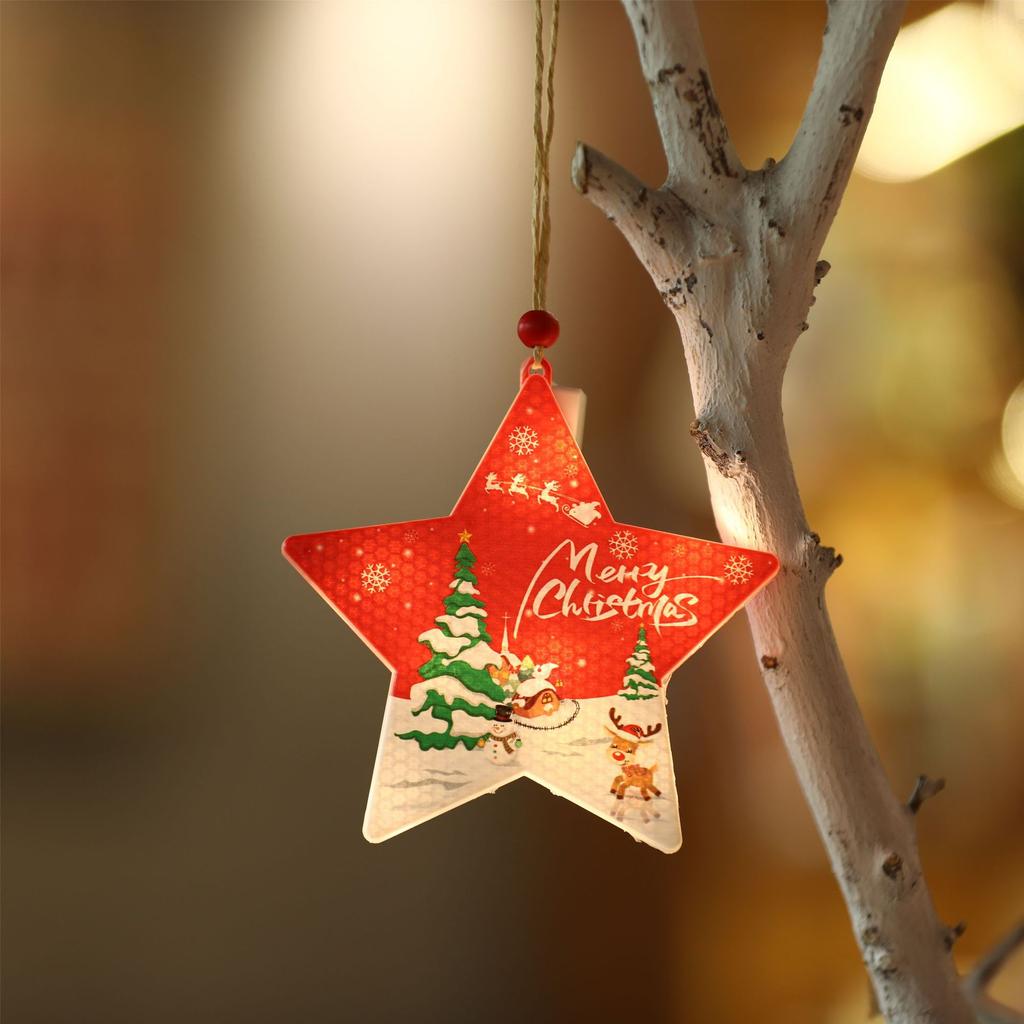 Decoration Nightlight Bar Pendant Christmas Shop Window Festival Tree Decoration Supplies Scene Layout
