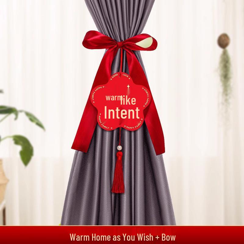 Creative New Home Curtain Tieback Decoration for Housewarming Ceremony