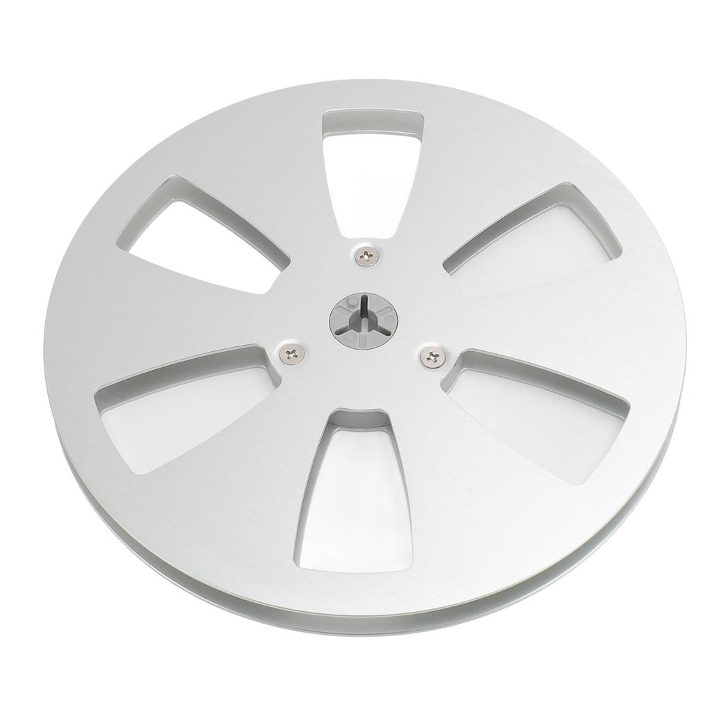 14 7 Inch Empty Tape Reel 6 Hole Aluminum Alloy Opening Reel Sound Takeup Reel for Reel To Reel