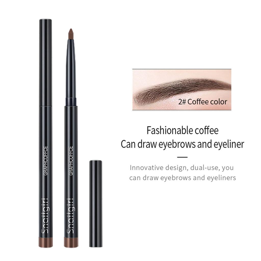 Automatic Rotating Eyebrow Pencil, Waterproof And Non-smudge Eyeliner Gel Pen