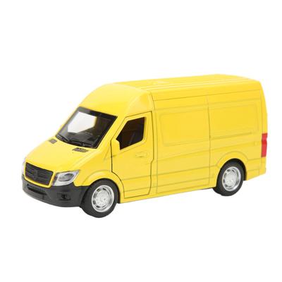 1/32 pojazd użytkowy Benz, model samochodu odlewniczego, odlewany model samochodu z napędem pull back doskonałe szczegóły stop edukacyjny dla dzieci na zewnątrz
