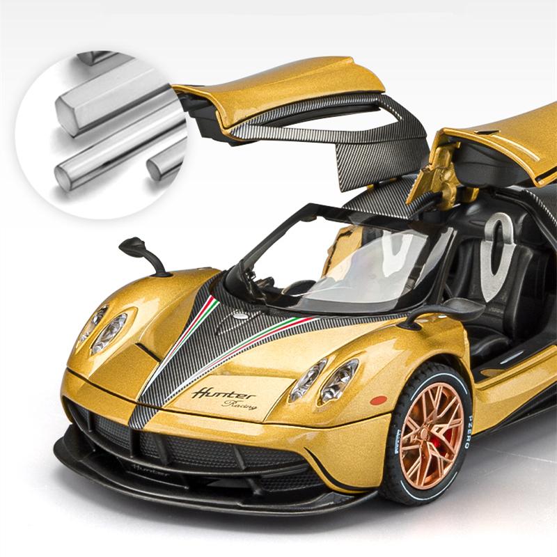 1/22 Pagani Huayra Dinastia литая модель гоночного автомобиля из металла игрушечная — фото 8