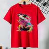 Boys Cool Lizard With Sunglasses Print Crewneck Short Sleeve Tee