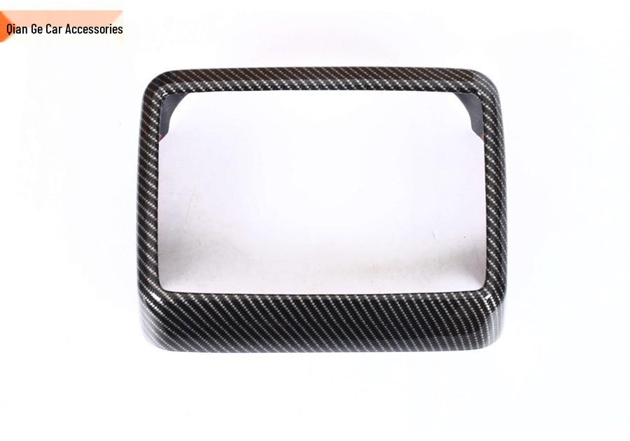 Nio 24 Model L60 Carbon Fiber Grain Interior Accessories: Gear Shift Frame, Lift Switch, Steering Wheel.