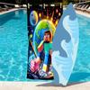 Gamer Print Beach Towel Design, Soft, Lightweight. for Home Bathroom, Spa, Pool, Yoga, Surfing, Camping, Gift for Family, Friend