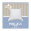 Oreiller "Fjord Grand Hotel" Moelleux Com'Duv Satin de coton rayé Lestra - Oreiller 50 x 70 cm