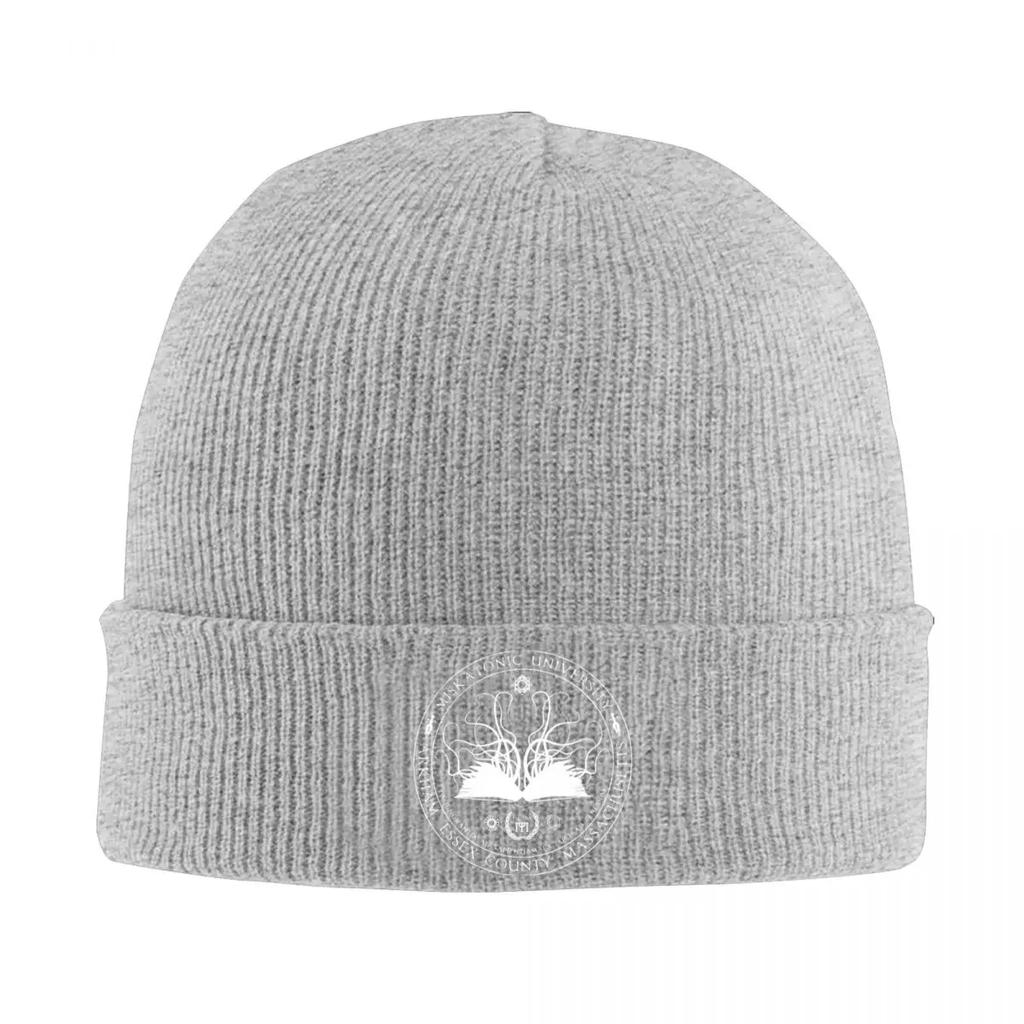 Miskatonic Sigil Call Of Cthulhu Hat Autumn Winter Beanies Warm Miskatonic Lovecraft Arkham Caps FeUnisex Unisex Skullcap