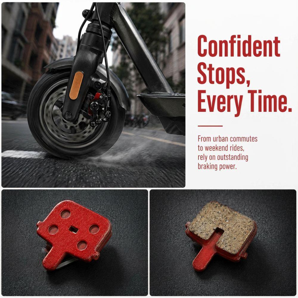 6 Pairs Semi-metal Disc Brake Pads for Kugoo G Booster/Ninebot MAX G3 Bike Repair Shops