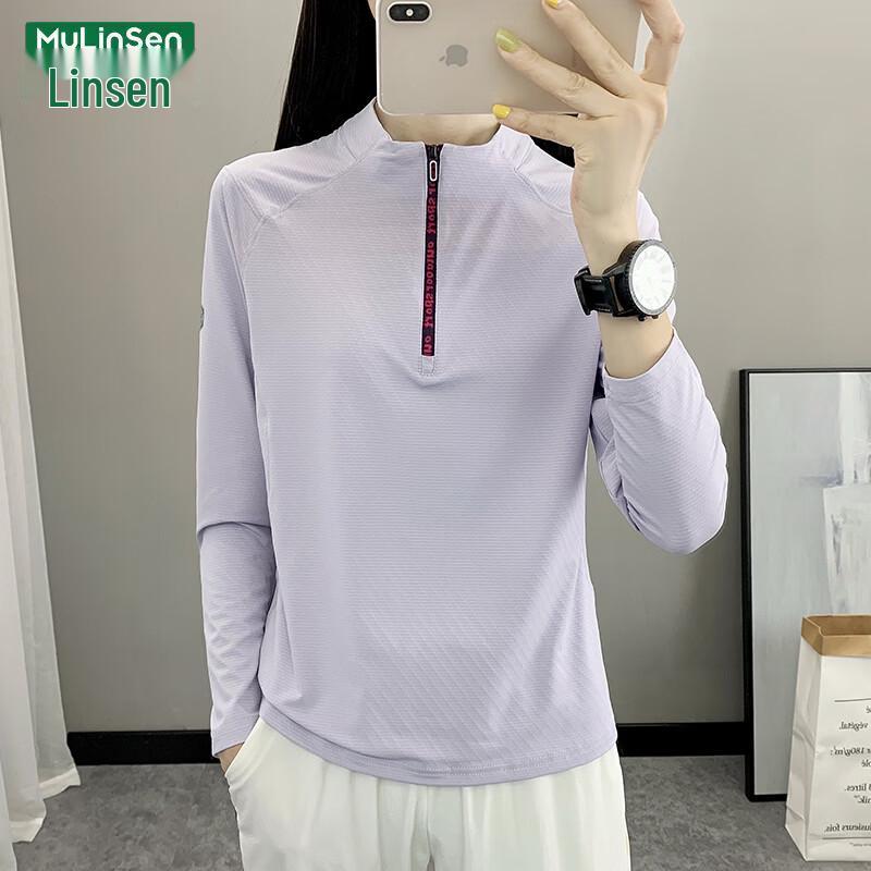 MULINSEN Women s Quick-Dry Long-Sleeve Athletic Top L (95-105 lbs)