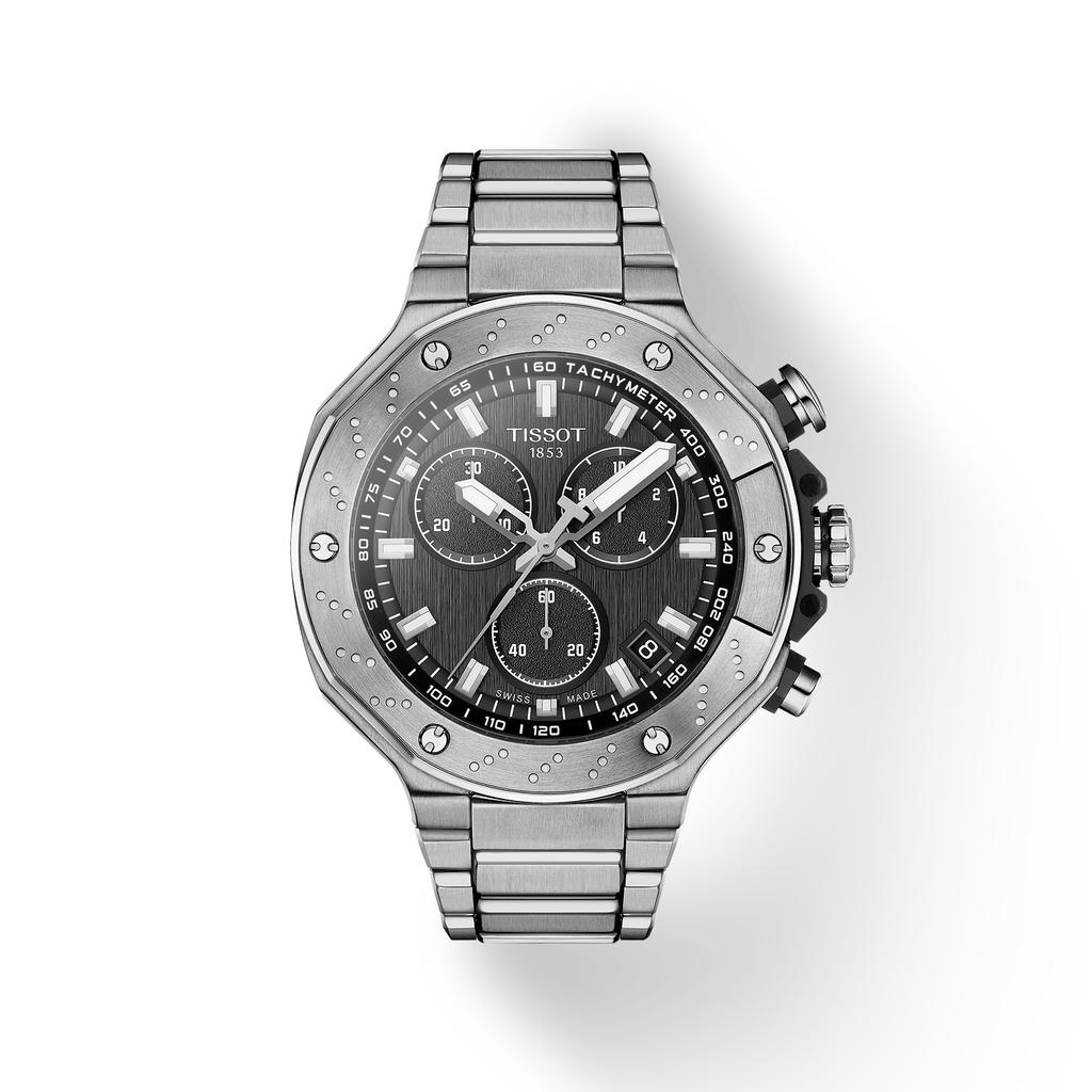 Tissot Stainless Steel black Dial Men's Fashion Watch T141.417.11.051.01