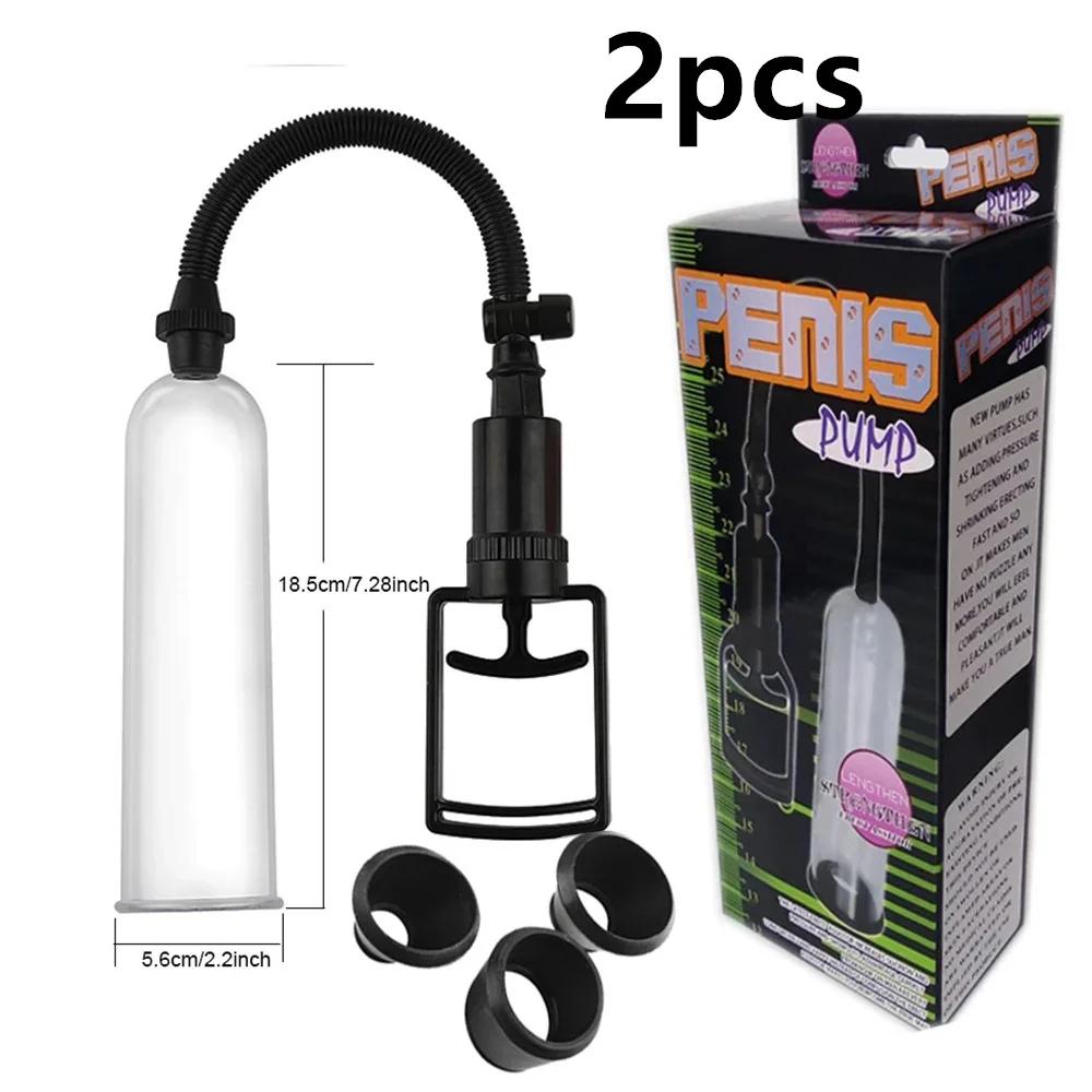 Penis Enlargement Vacuum Pump Sex Toys for Men Penis Pump for Penis Enhancement Male Masturbator Toy Adults Penis Extender Tools