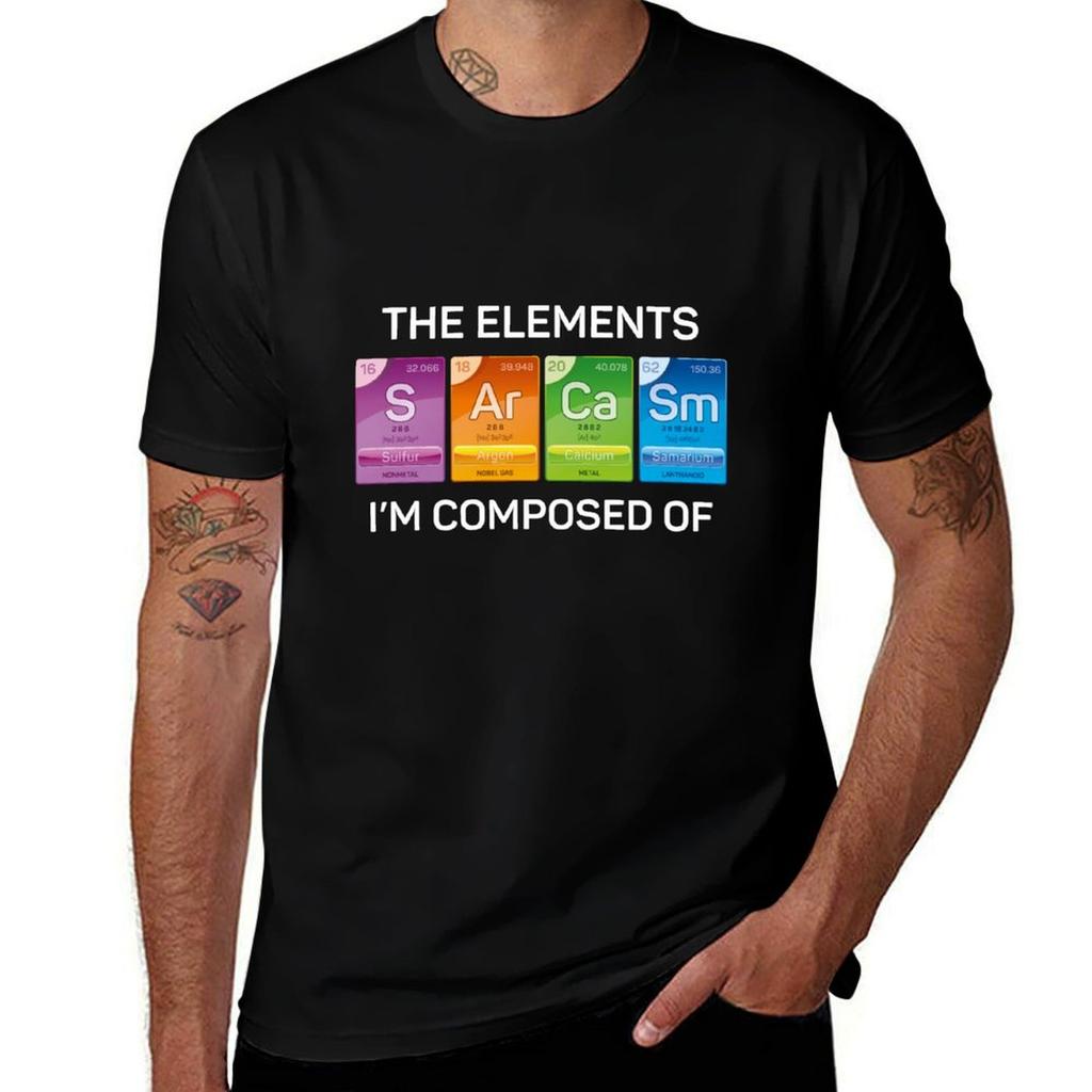 Sarcasm The Eleunisexts Im Composed Of Tshirt Soft Basic Cotton Short Sleeve Tee