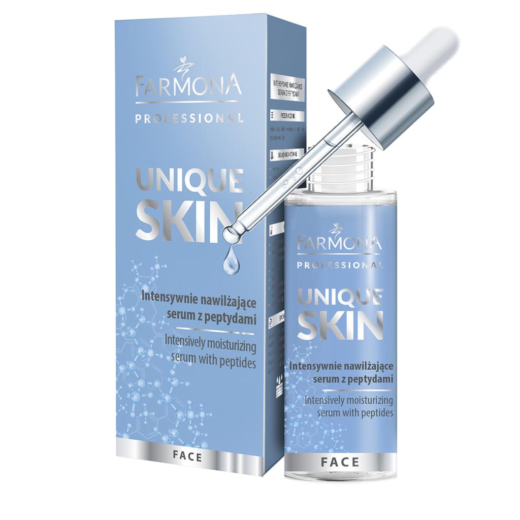 Unique skin | serum intensywnie nawilżające z peptydami