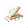 Pinewood Model Car Display Stand | Angled Support Piece, Toy Stand, for Desktop