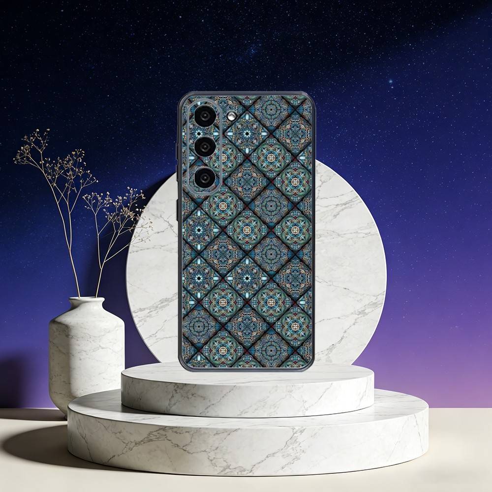 

Retro Art Pattern Phone Case For Samsung Galaxy A73,A72,A71,A70,A53,A52,A51,Others Soft Black Cover Samsung a21