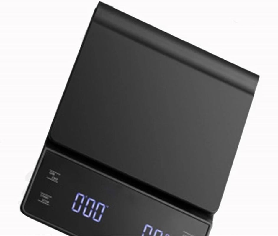 Kitchen Scale Precision Electronic Scale With Clock Digital LED Scale Coffee Scale Smart Household Food Scale With Pad