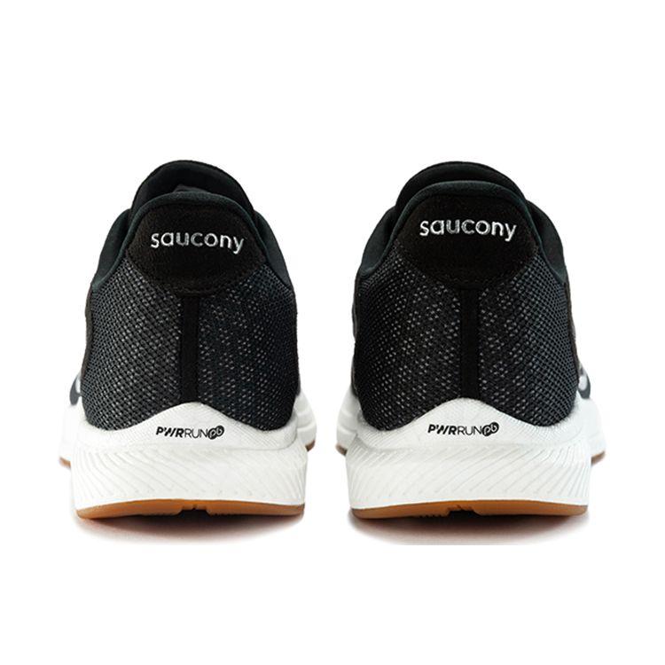 SAUCONY Freedom 4 High-End Sports Cushioning Non-Slip Wear-Resistant Low-Top Casual Running Shoes Men Sneaker Black White S20617-12