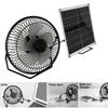 10W Solar Panel Fan With USB Rechargeable Dual-Use Table Fan/Floor Fan Stand Portable Solar-Powered Solar Panel Accessories Kit