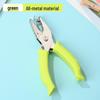 Rubber Grip Handheld Round Hole Punch Pliers