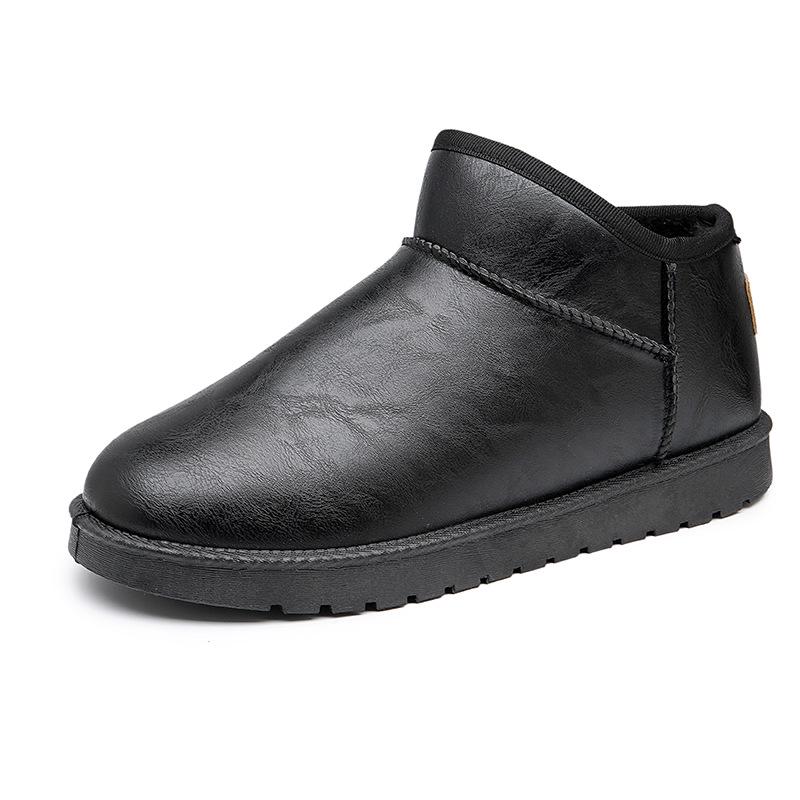 2024 Men's Winter Velvet-Lined Non-Slip Waterproof Snow Boots