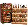 Christmas Tree Ornaments Music Advent Calendar 2026, 24 Mini Musical Instrument Countdown Calendar, Musician Holiday Gift for Lovers Interactive Toy
