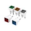 European Type Plugs In Voltmeter Digital Voltages Tester with LED Display Small Voltages Indicates Simple Installation