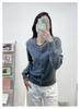Women's French Cashmere Rhinestone Sweater & Vest Set