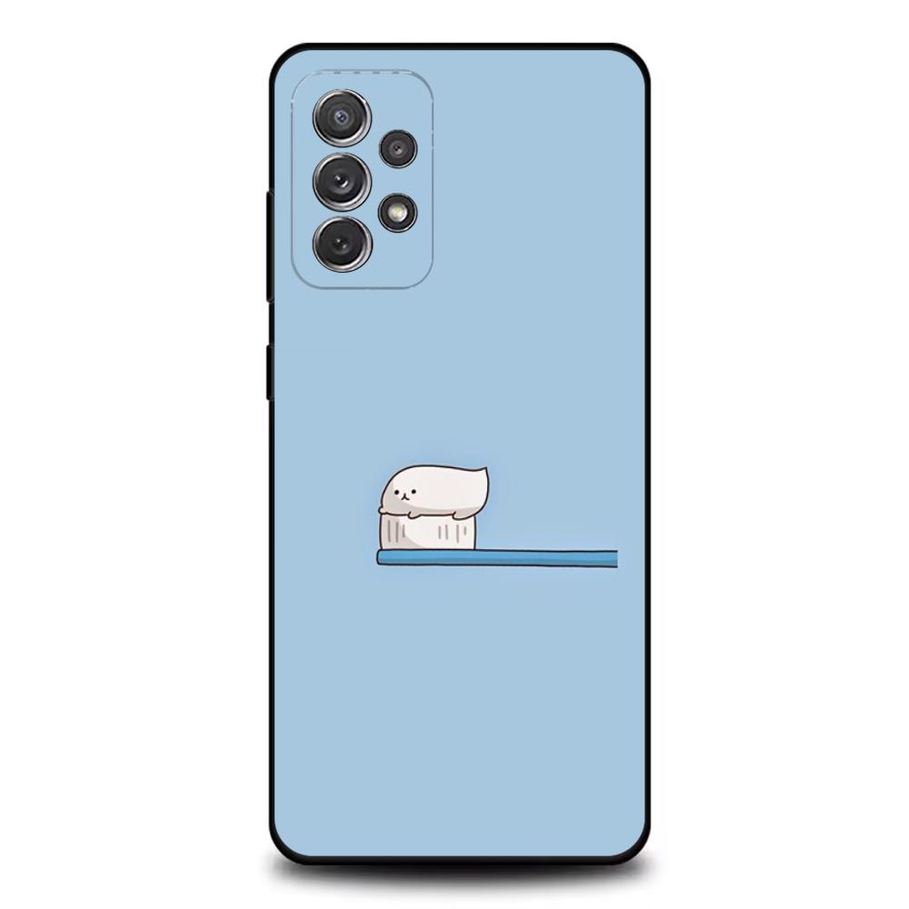 Tooth Teeth Funny Dentist Phone Case For Samsung S25,S24,S21,S22,S23,S30,Ultra,S20,Plus,Fe,Lite,Note,10,9,5G Black Cover