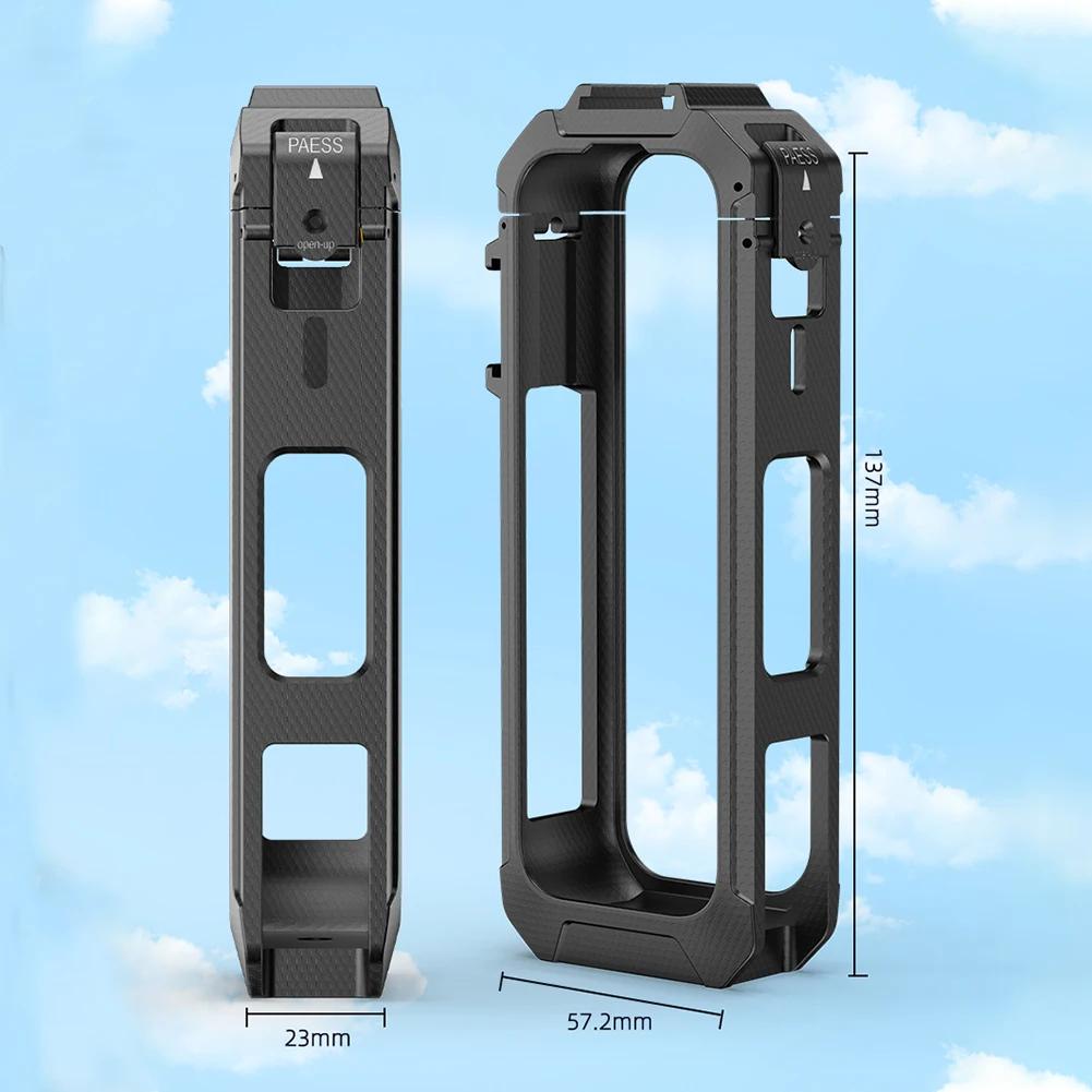 PC Protective Frame For Insta360 X5 Shockproof Protective Rabbit Cage Expansion Case For Insta 360 X5 Camera Accessories