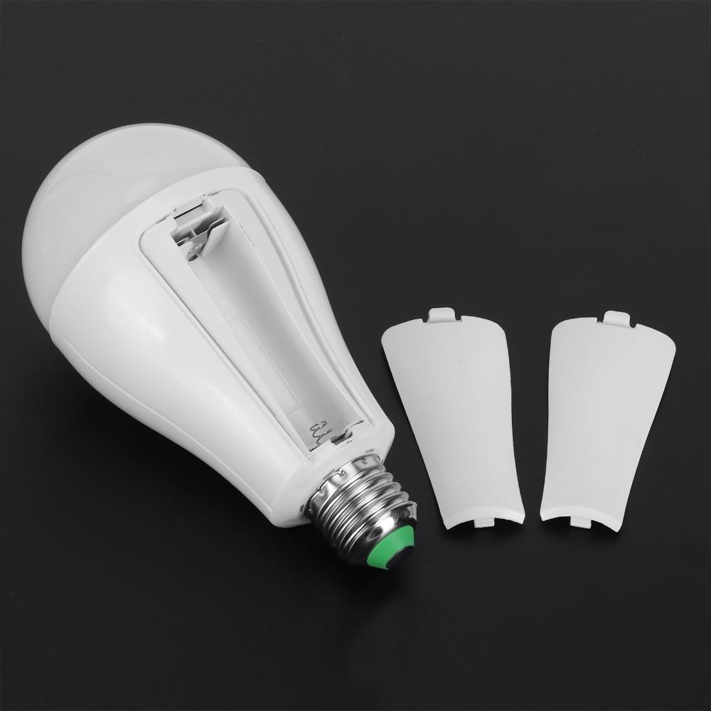 E27 LED Light Bulb CRI 80+ LED Camping Lamp Long Lasting Emergency Light  Indoor Backup Lighting