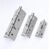 Non-Toxic 2Pcs Self Closing Spring Door Hinge Stainless Steel Hinge For Window Cabinets Jewelry Boxes Automatic Rebound Hardware
